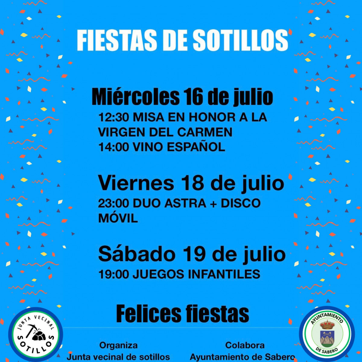 Fiestas sotillos 2025