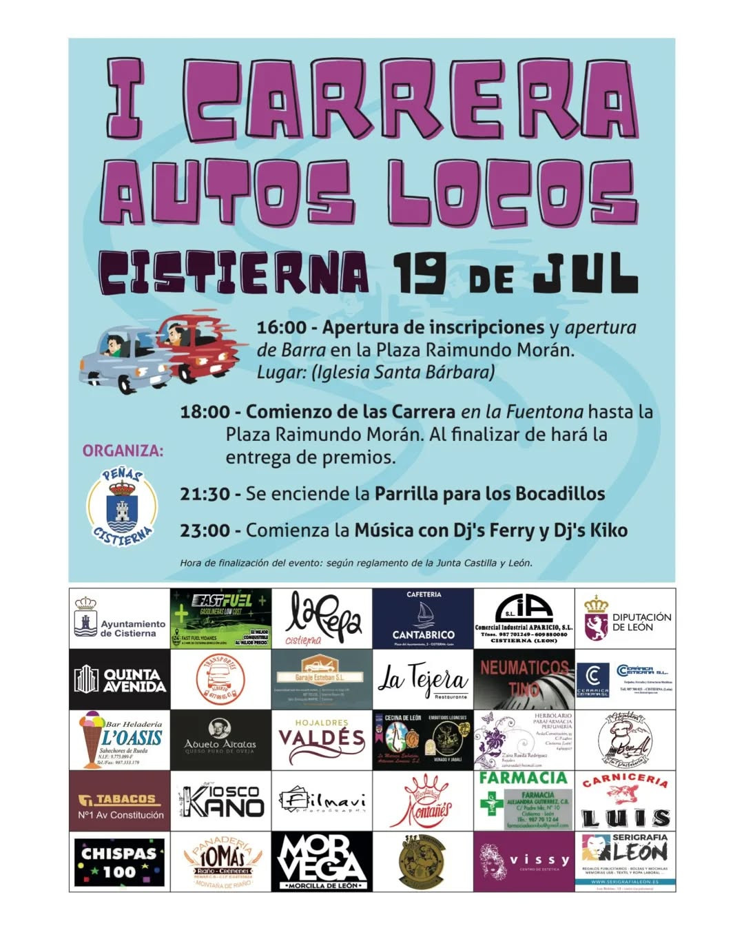 Autos locos cistierna 2025 2