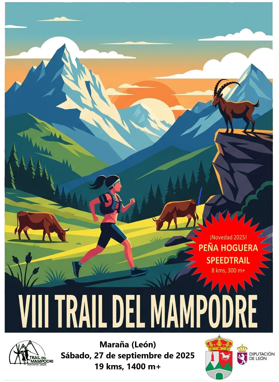 Cartel trail del mampodre 2025