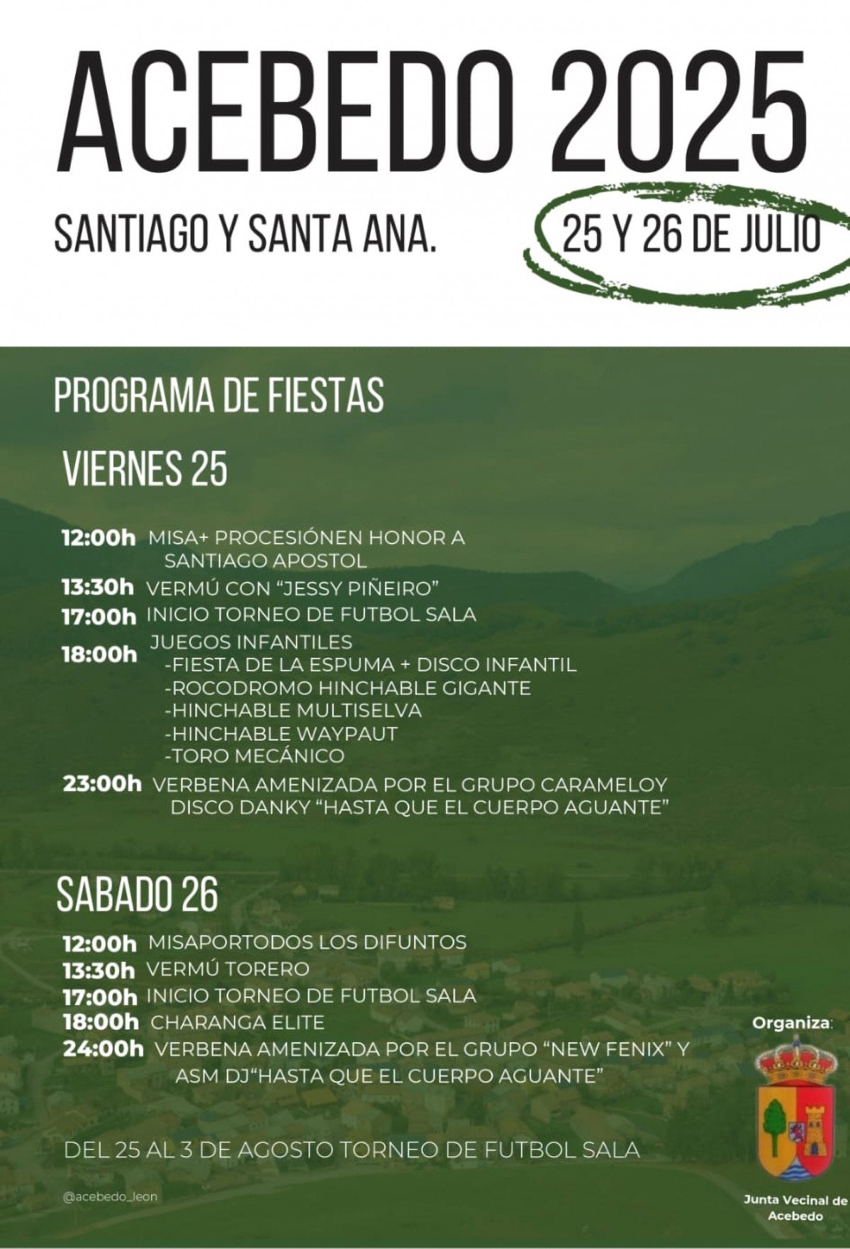 Fiestas acebedo