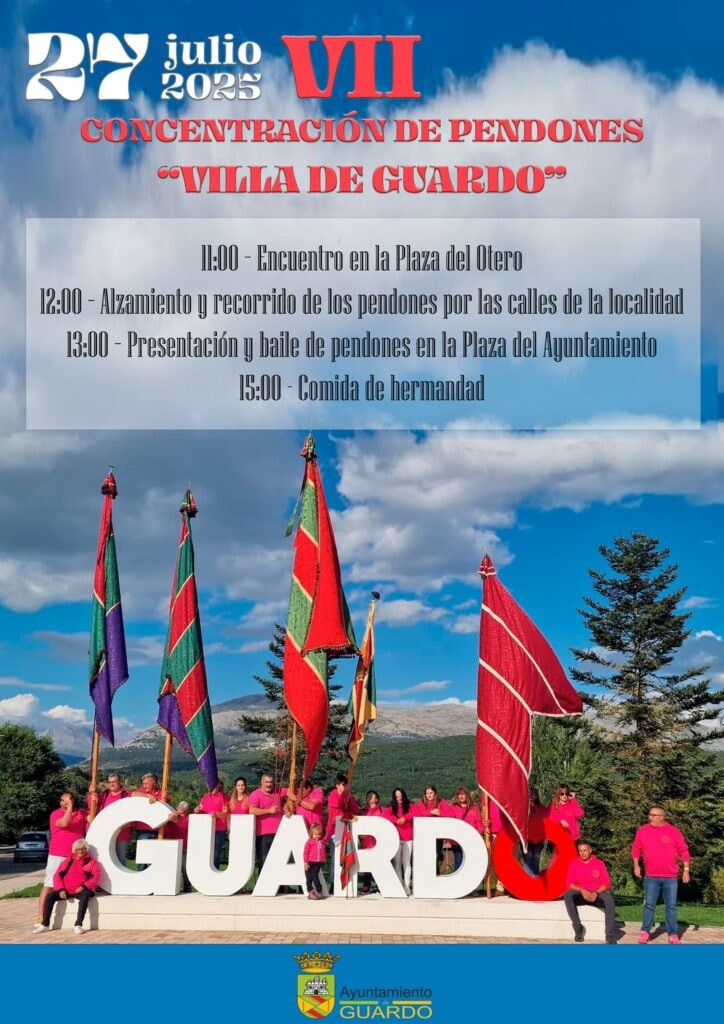 Cartel concentracion de pendones
