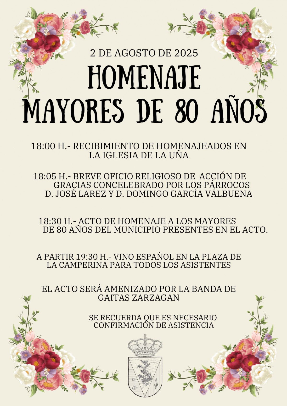 Programa homenaje mayores