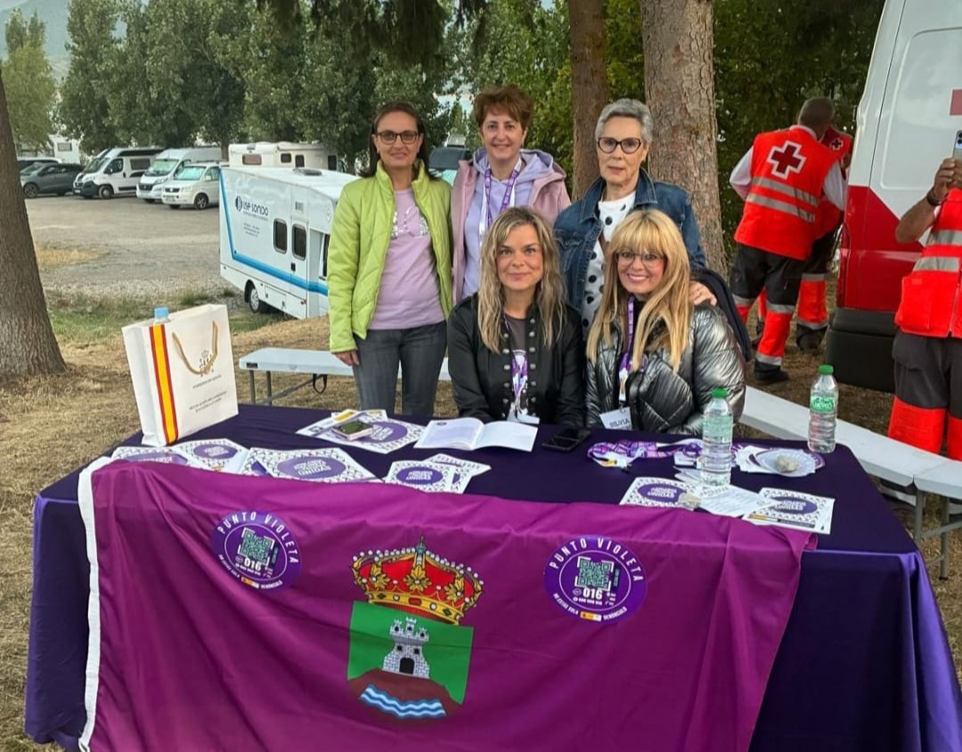 Punto violeta riau00f1o
