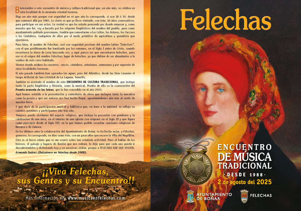 Cartel encuentro musica tradicional 2025
