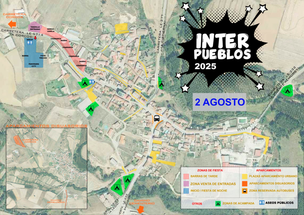 Mapa interpueblos