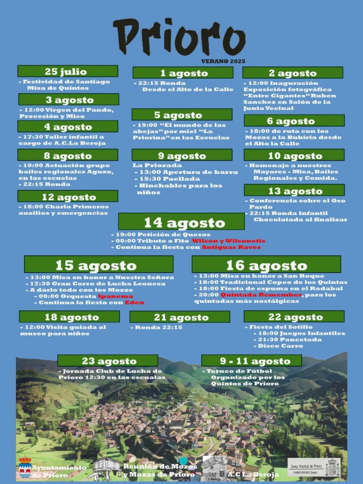 Programa verano 2025 prioro