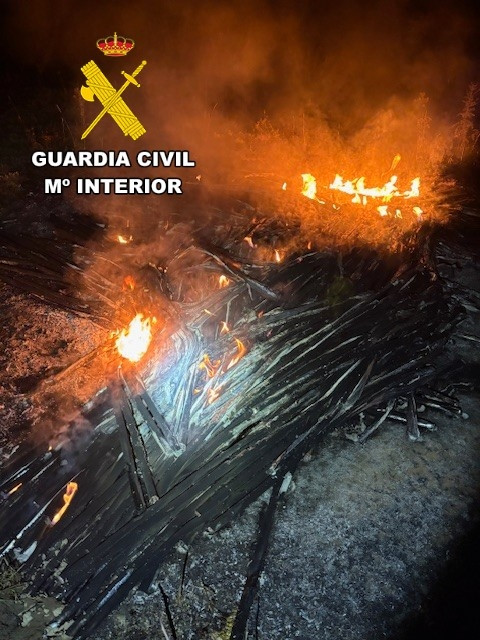 Quema cableado de cobre
