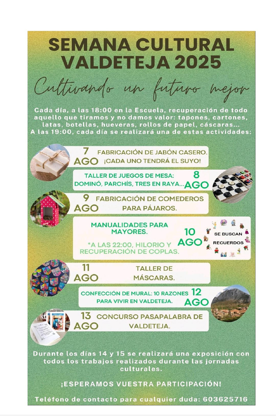 Semana cultural valdeteja