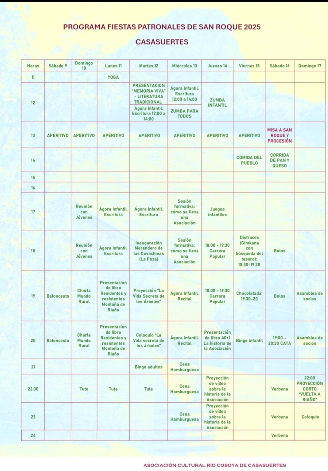 Programa san roque 2025