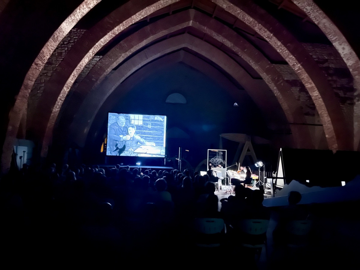 Cine en el museo de sabero