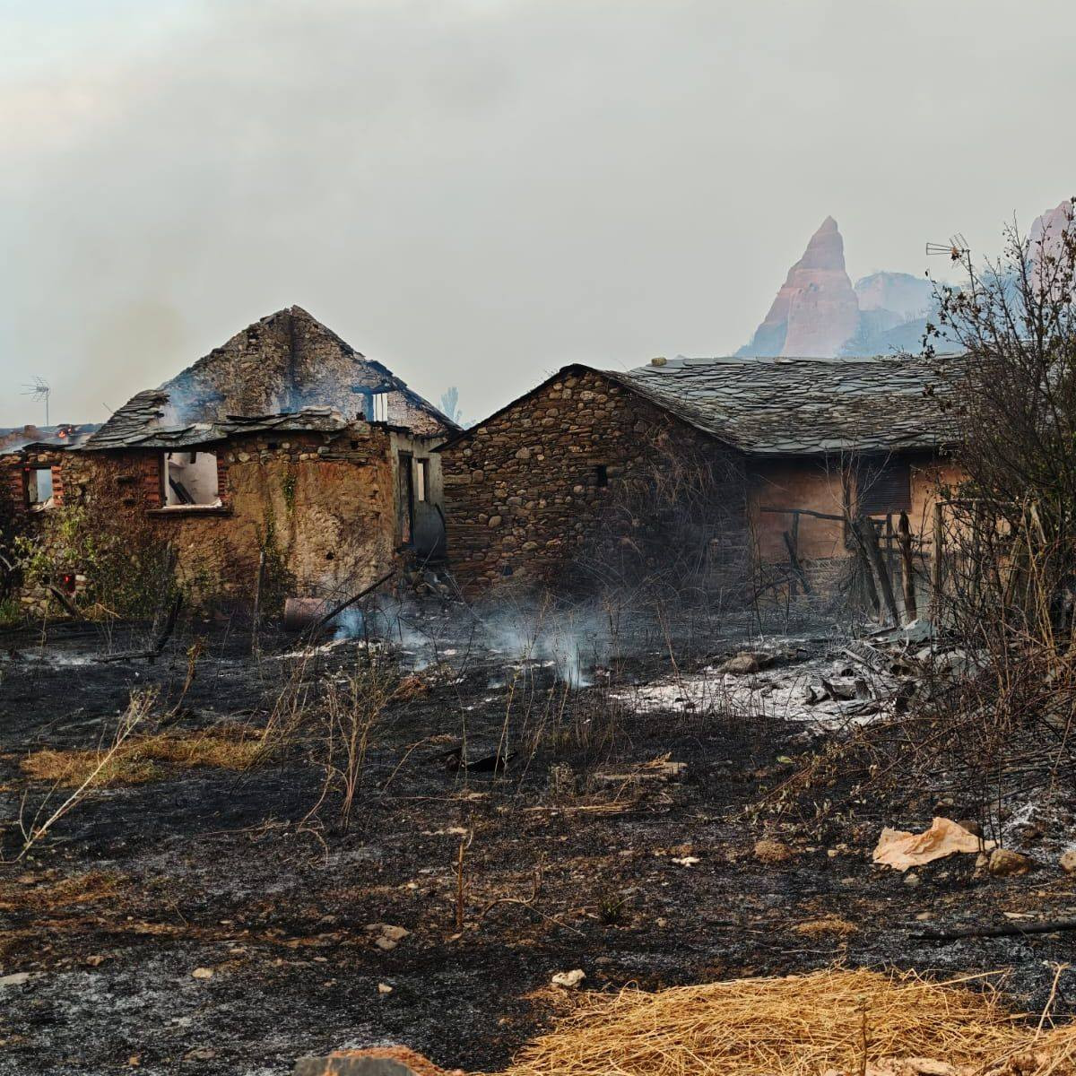 Incendio yeres las medulas diputacion de leon