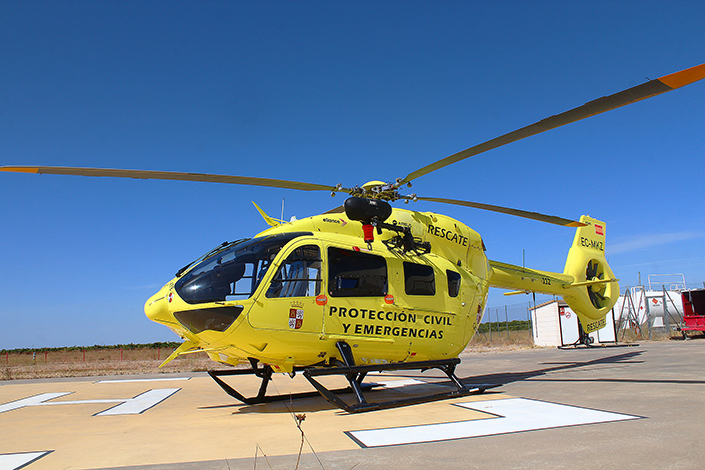 Helicoptero de rescate 112 cyl