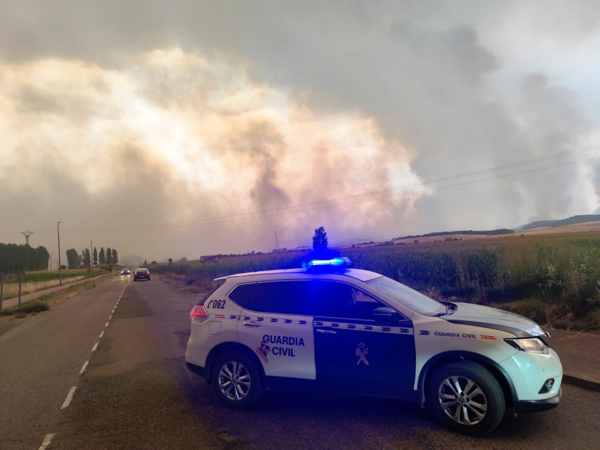 Incendio lucillo guardia civil