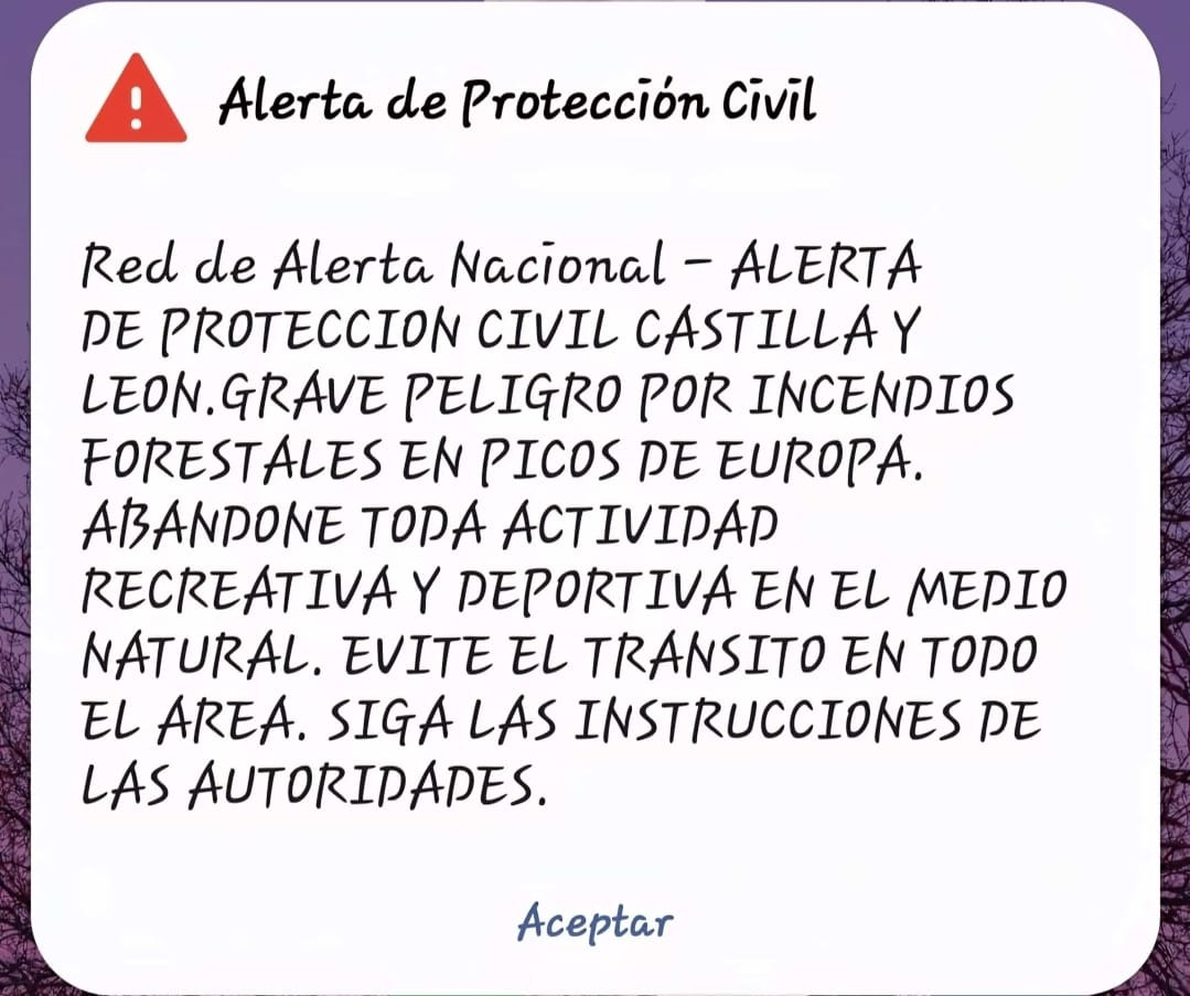 Alerta proteccion civil picos